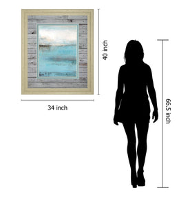 Â Beyond The Sea By Wani Pasion 34X40 Framed Print