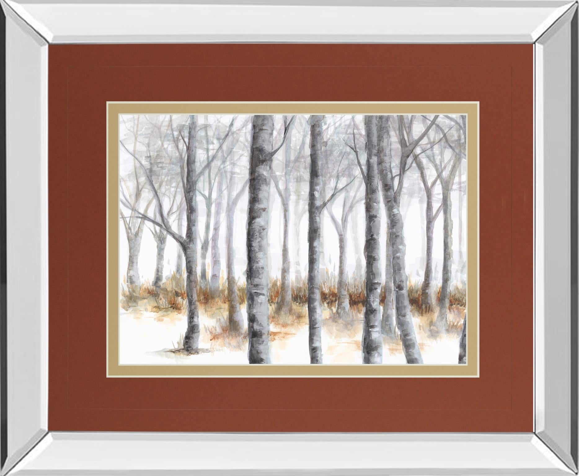 Mirrored Frame At Peace By Tita Quintero 34X40 Mirror Frame Print