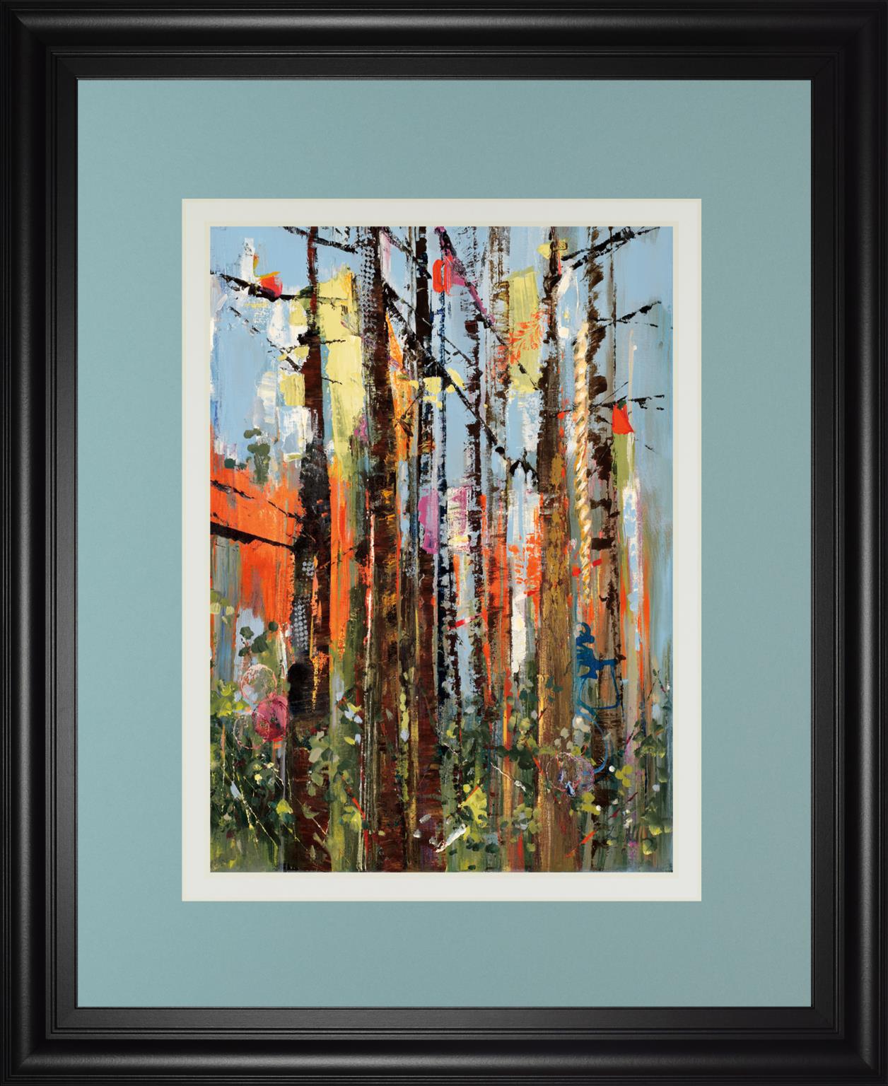 Eclectic Forest By Rebecca Meyers 34X40 Framed Print