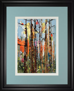 Eclectic Forest By Rebecca Meyers 34X40 Framed Print