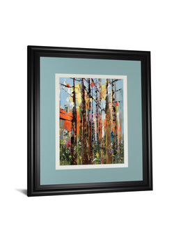 Eclectic Forest By Rebecca Meyers 34X40 Framed Print