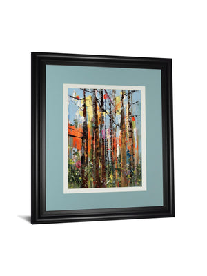 Eclectic Forest By Rebecca Meyers 34X40 Framed Print