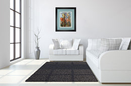 Eclectic Forest By Rebecca Meyers 34X40 Framed Print