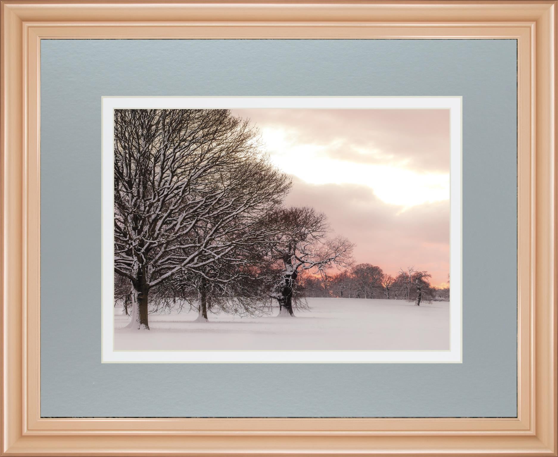 Rosy Sunset By Frank Assaf 34X40 Framed Print