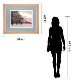 Rosy Sunset By Frank Assaf 34X40 Framed Print