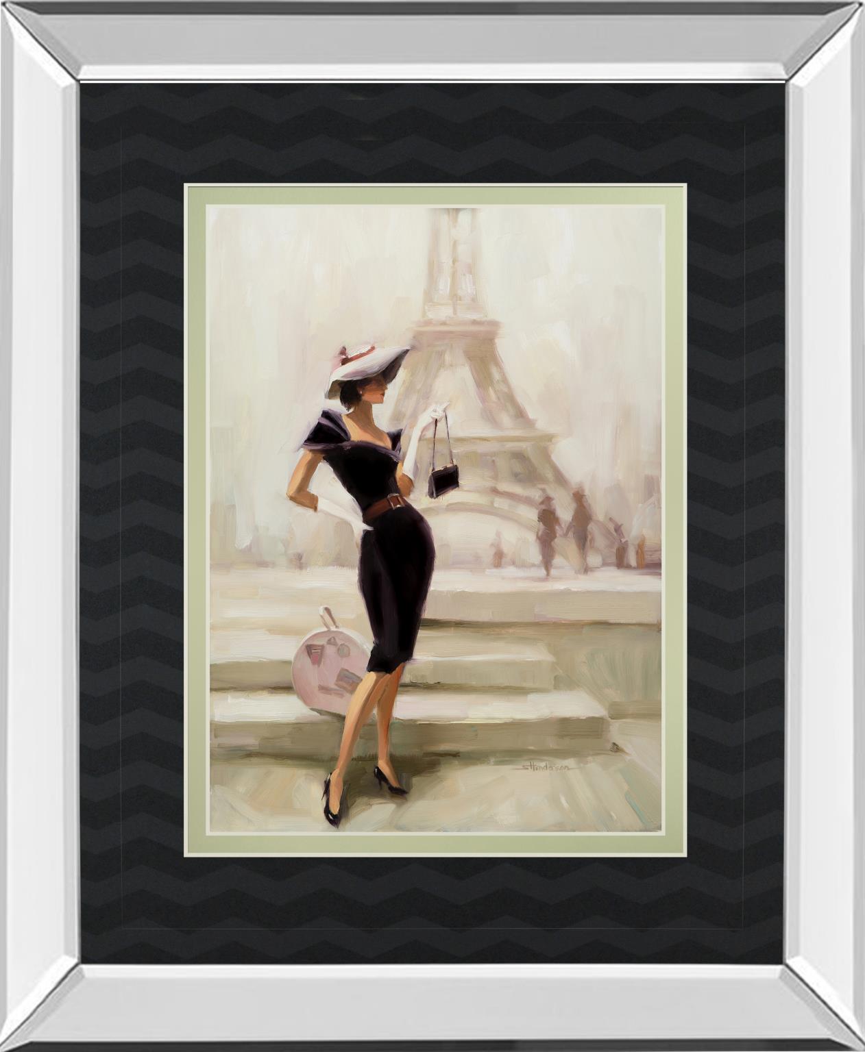 Mirrored Frame Love, From Paris By Steve Henderson 34X40 Mirror Frame Print