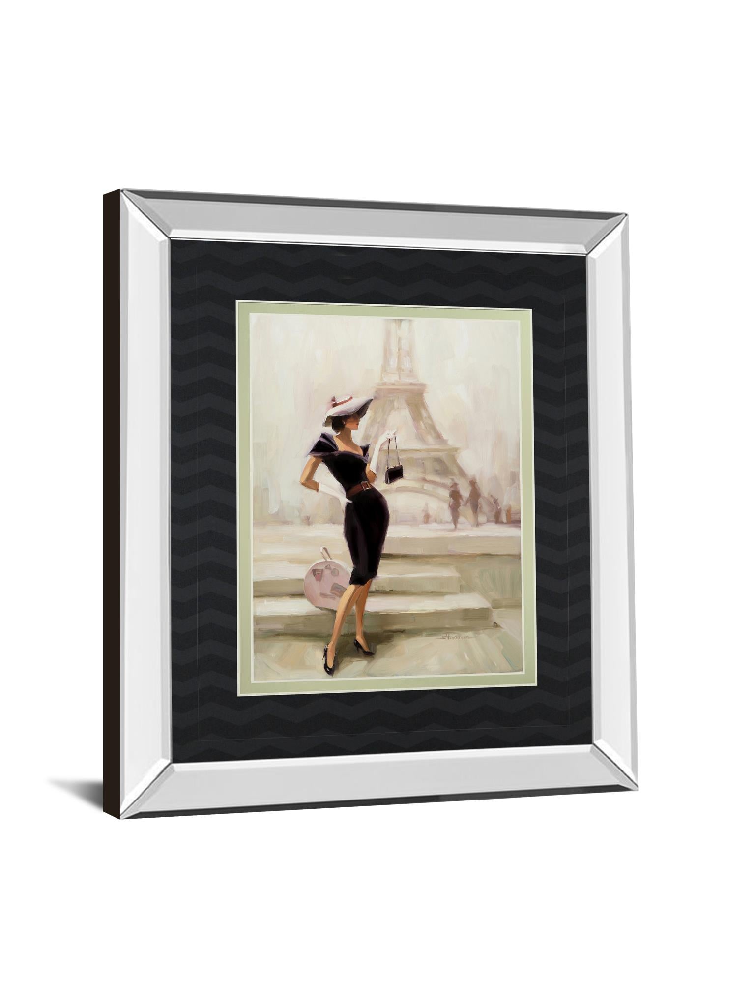 Mirrored Frame Love, From Paris By Steve Henderson 34X40 Mirror Frame Print