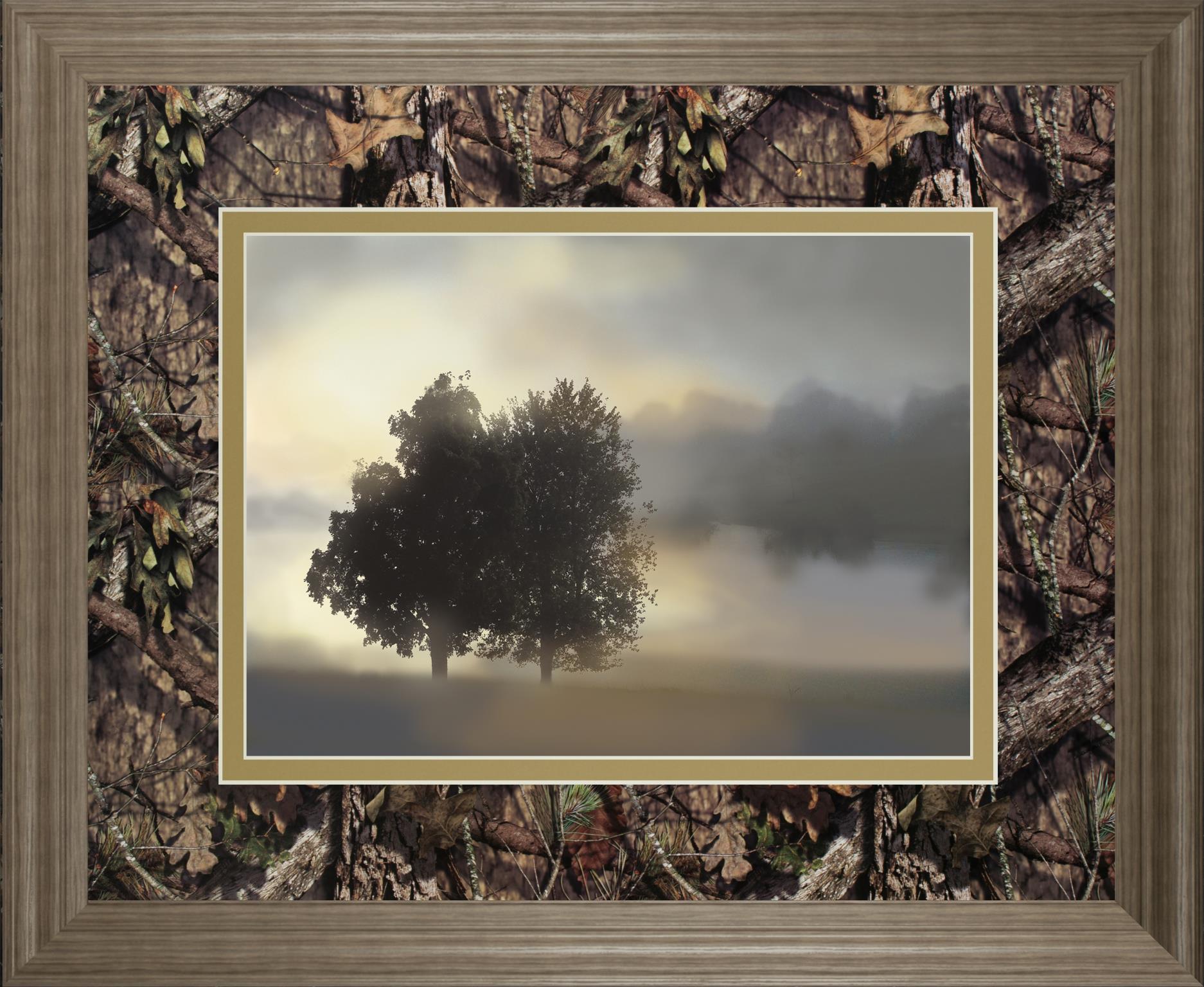 Misty Morning A By Nan ***Monl*** 34X40 Framed Print