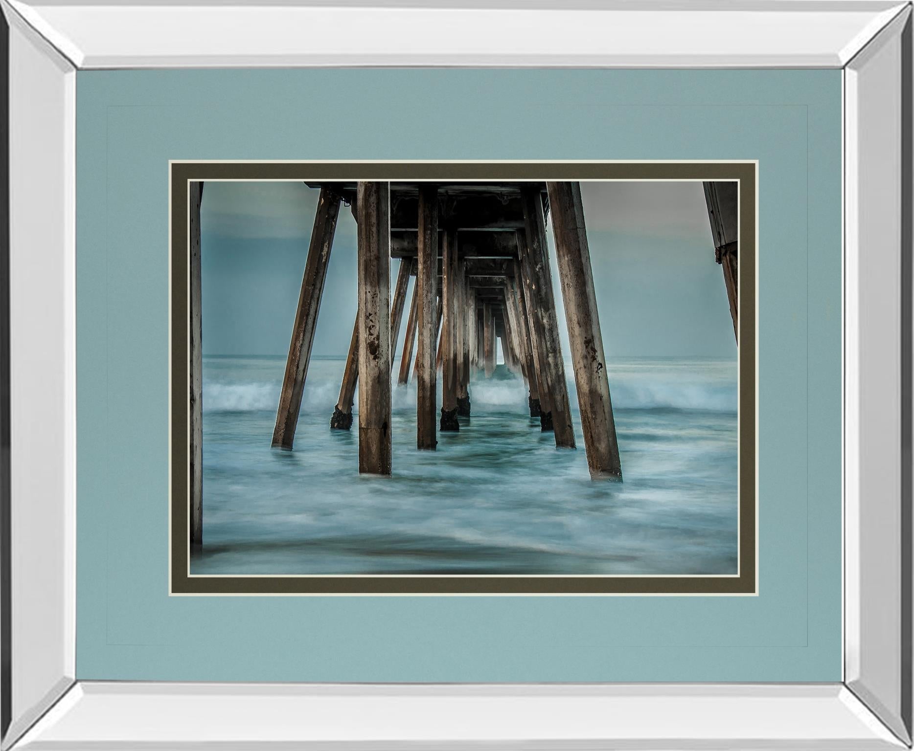 Mirrored Frame Surf By Bill Carson Photography 34X40 Mirror Frame Print