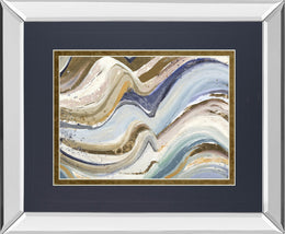 Mirrored Frame Earth Tone New Concept By Patricia Pinto 34X40 Mirror Frame Print