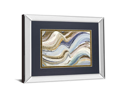 Mirrored Frame Earth Tone New Concept By Patricia Pinto 34X40 Mirror Frame Print