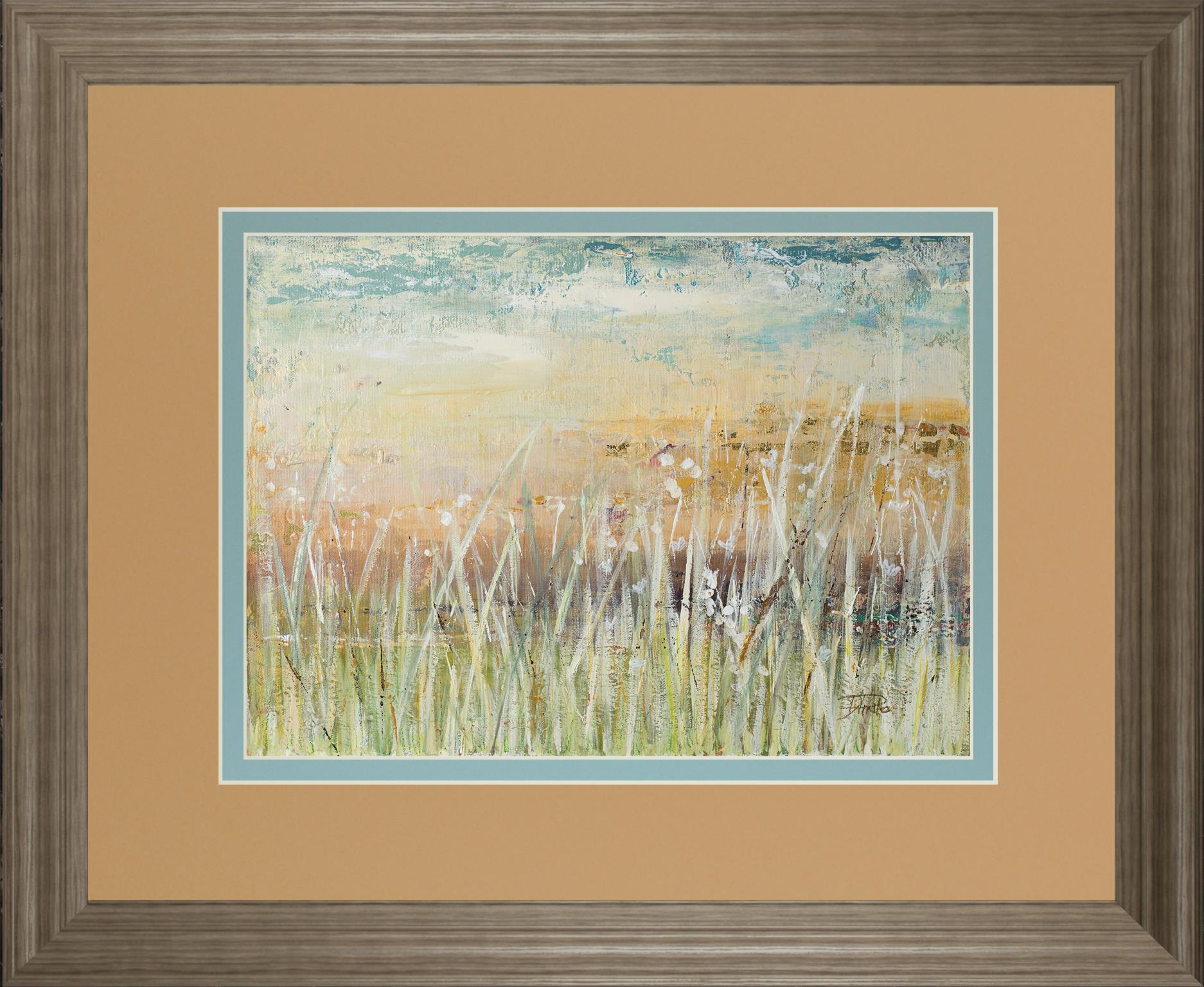 Muted Grass By Patricia Pinto 34X40 Framed Print