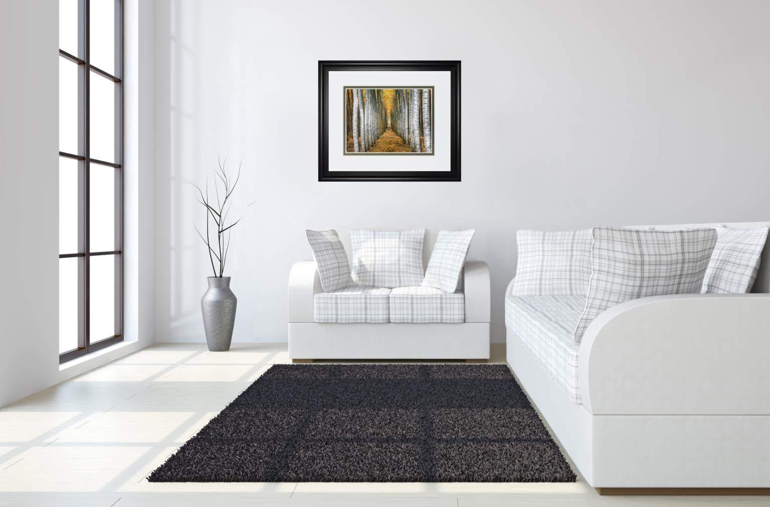 Tree Farm By Cahill 34X40 Framed Print