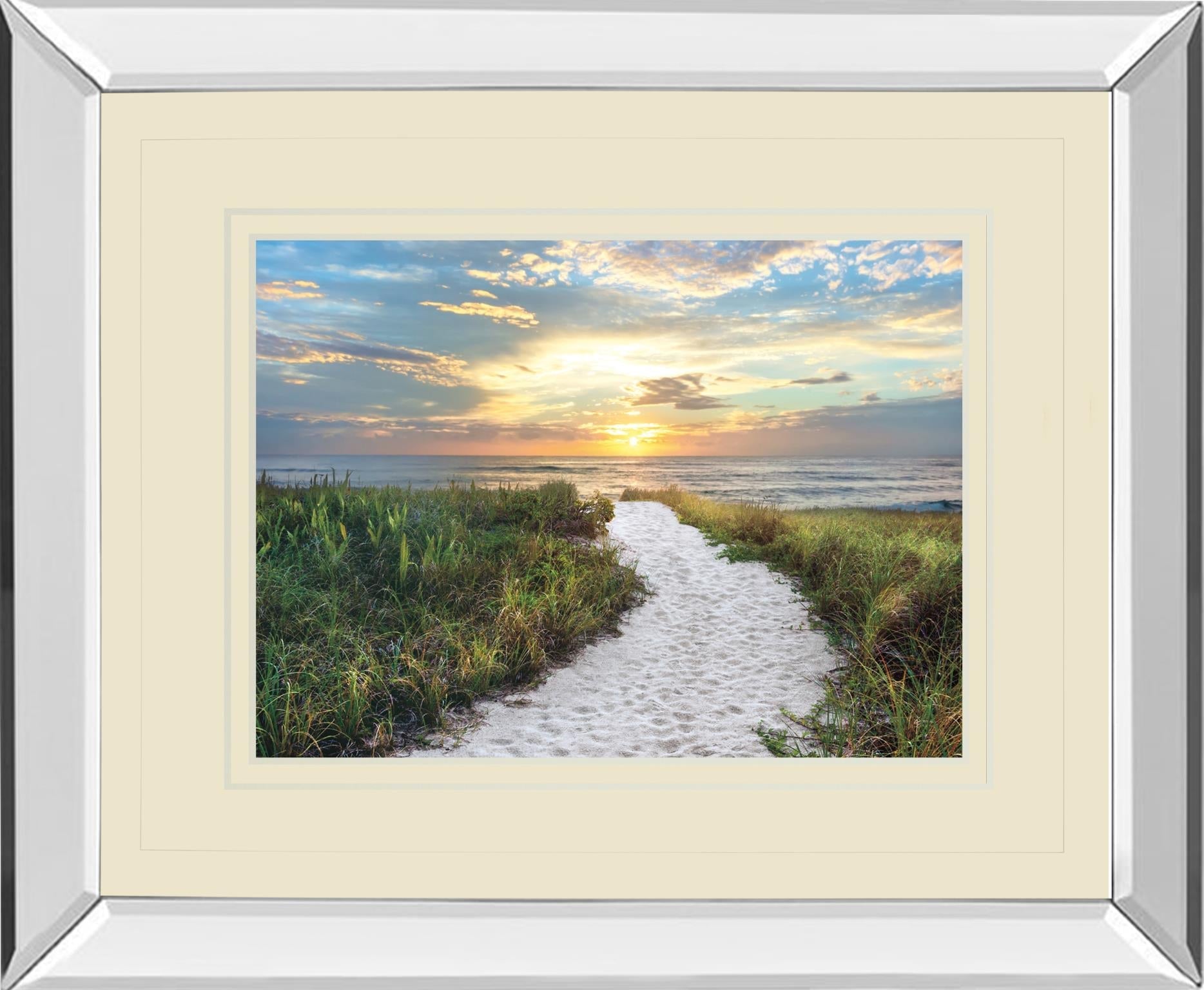 Mirrored Frame Morning Trail By Celebrate Life Gallery 34X40 Mirror Frame Print