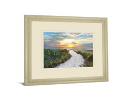 Morning Trail By Celebrate Life Gallery 34X40 Framed Print