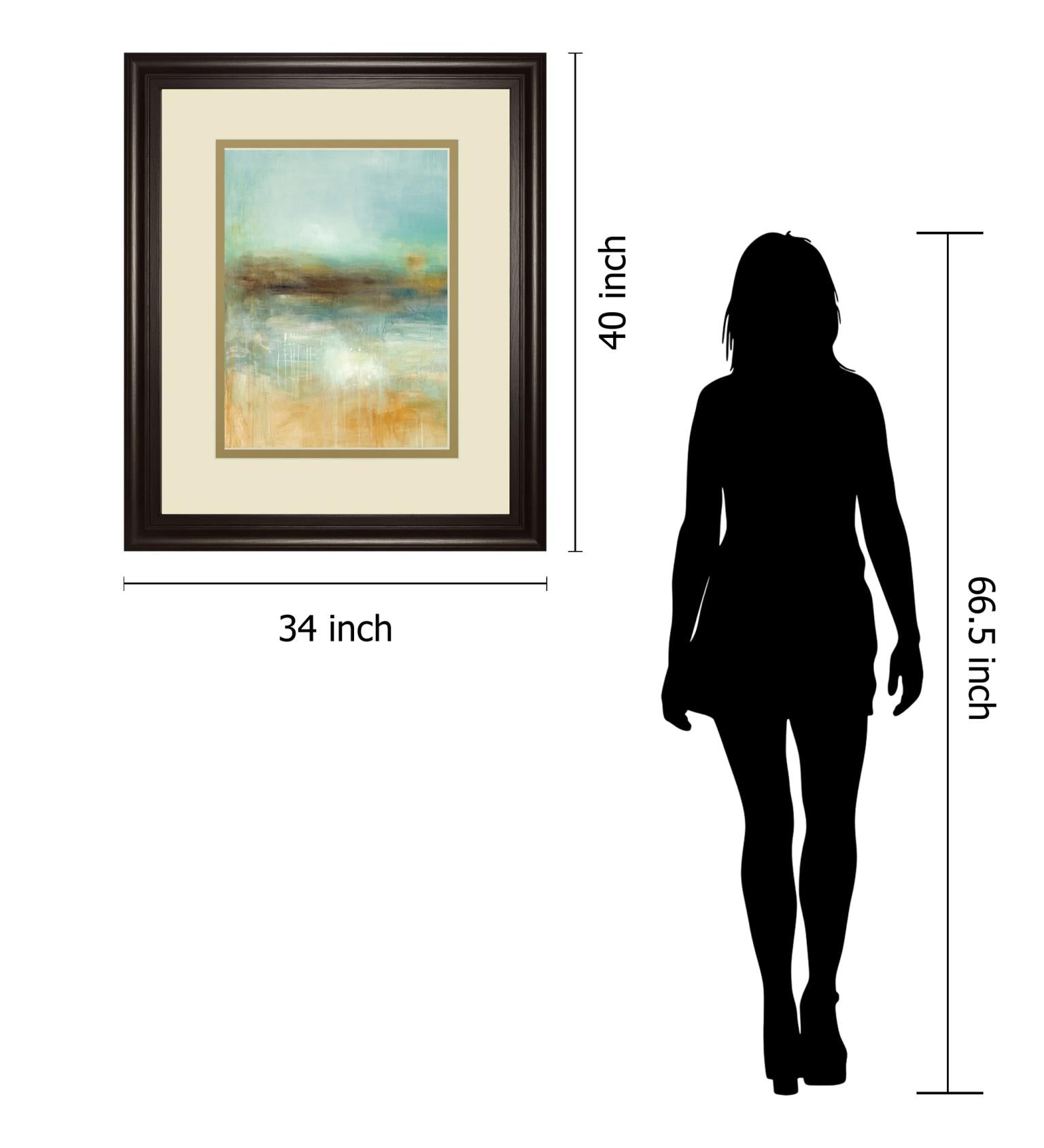 Let The Summer Sun Shine By Pasion 34X40 Framed Print