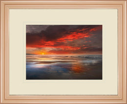 Before The Moon By Mike Calascibetta 34X40 Framed Print