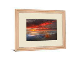 Before The Moon By Mike Calascibetta 34X40 Framed Print