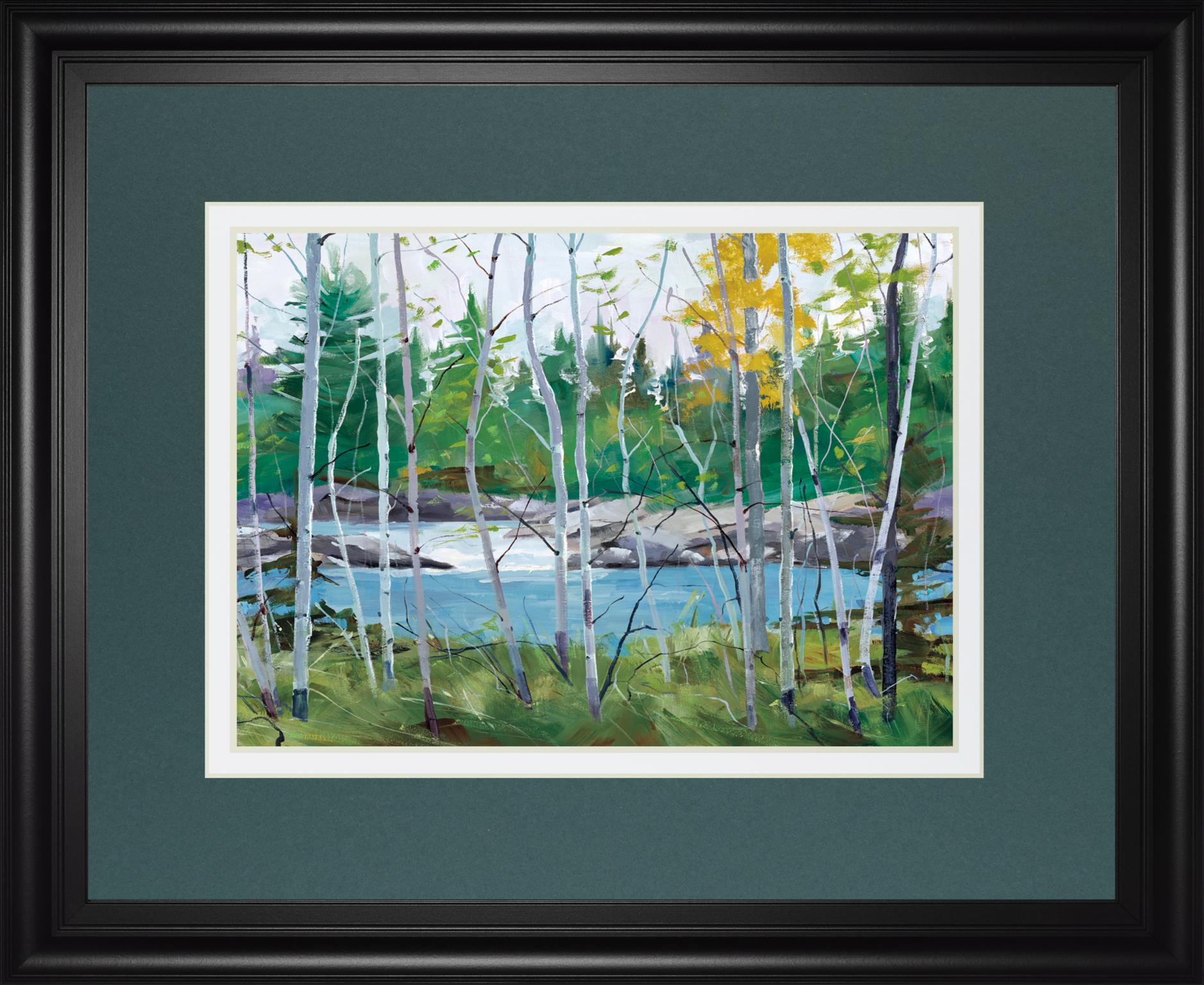 Extounge Rapids By G. Forsythe 34X40 Framed Print
