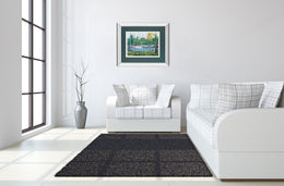 Mirrored Frame Extounge Rapids By G. Forsythe 34X40 Mirror Frame Print