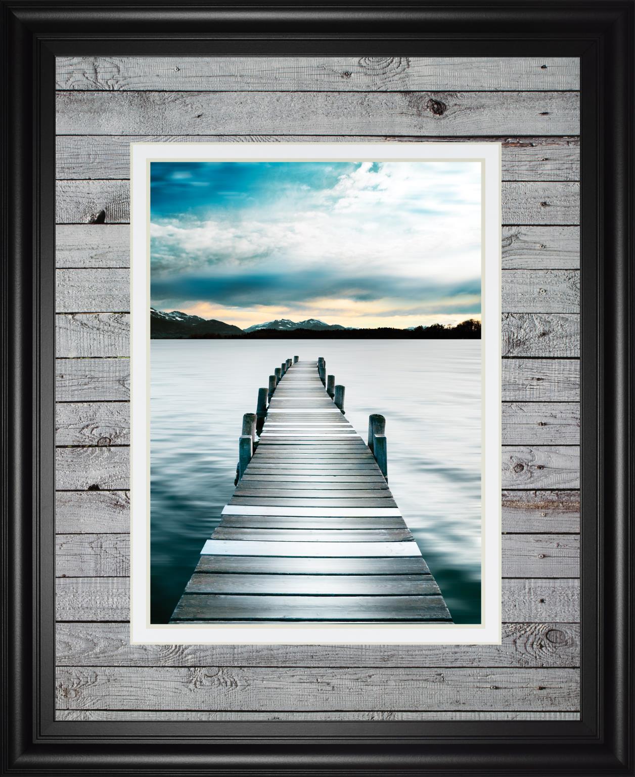 Jetty By Interfoto - Danita Delimont 34X40 Framed Print