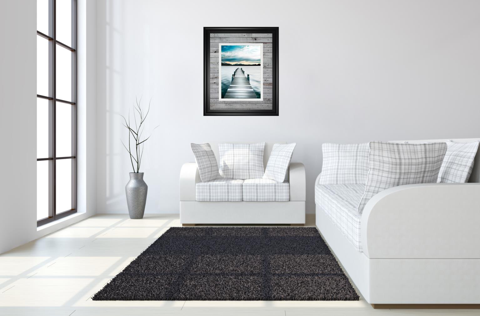 Jetty By Interfoto - Danita Delimont 34X40 Framed Print