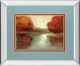 Mirrored Frame Vanilla Sky By Asia Jensen 34X40 Mirror Frame Print