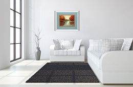 Mirrored Frame Vanilla Sky By Asia Jensen 34X40 Mirror Frame Print
