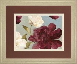 Deep Peonies Ii By Asia Jensen 34X40 Framed Print