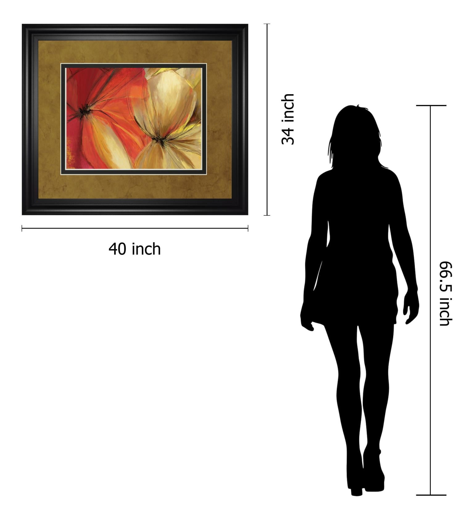 Sharing The Spotlight By Alison Pearce 34X40 Framed Print