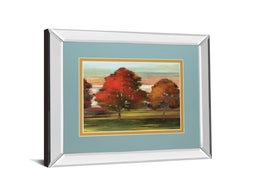 Mirrored Frame Tress In Motion By Alison Pearce 34X40 Mirror Frame Print