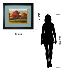 Tress In Motion By Alison Pearce 34X40 Framed Print