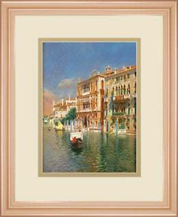 The Grand Canal, Venice By Rubens Santora 34X40 Framed Print