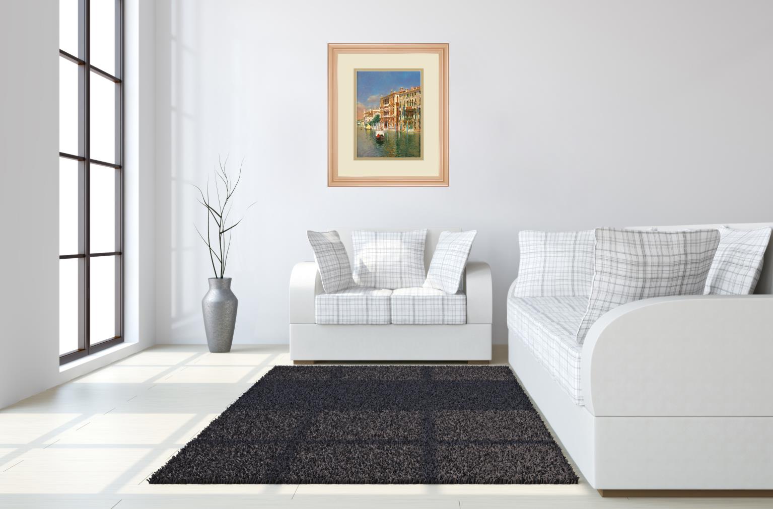 The Grand Canal, Venice By Rubens Santora 34X40 Framed Print