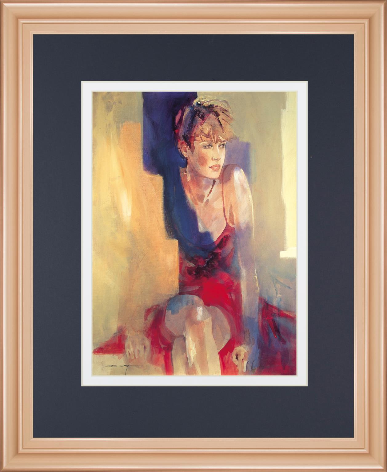 Odalisque L By Christine Comyn 34X40 Framed Print
