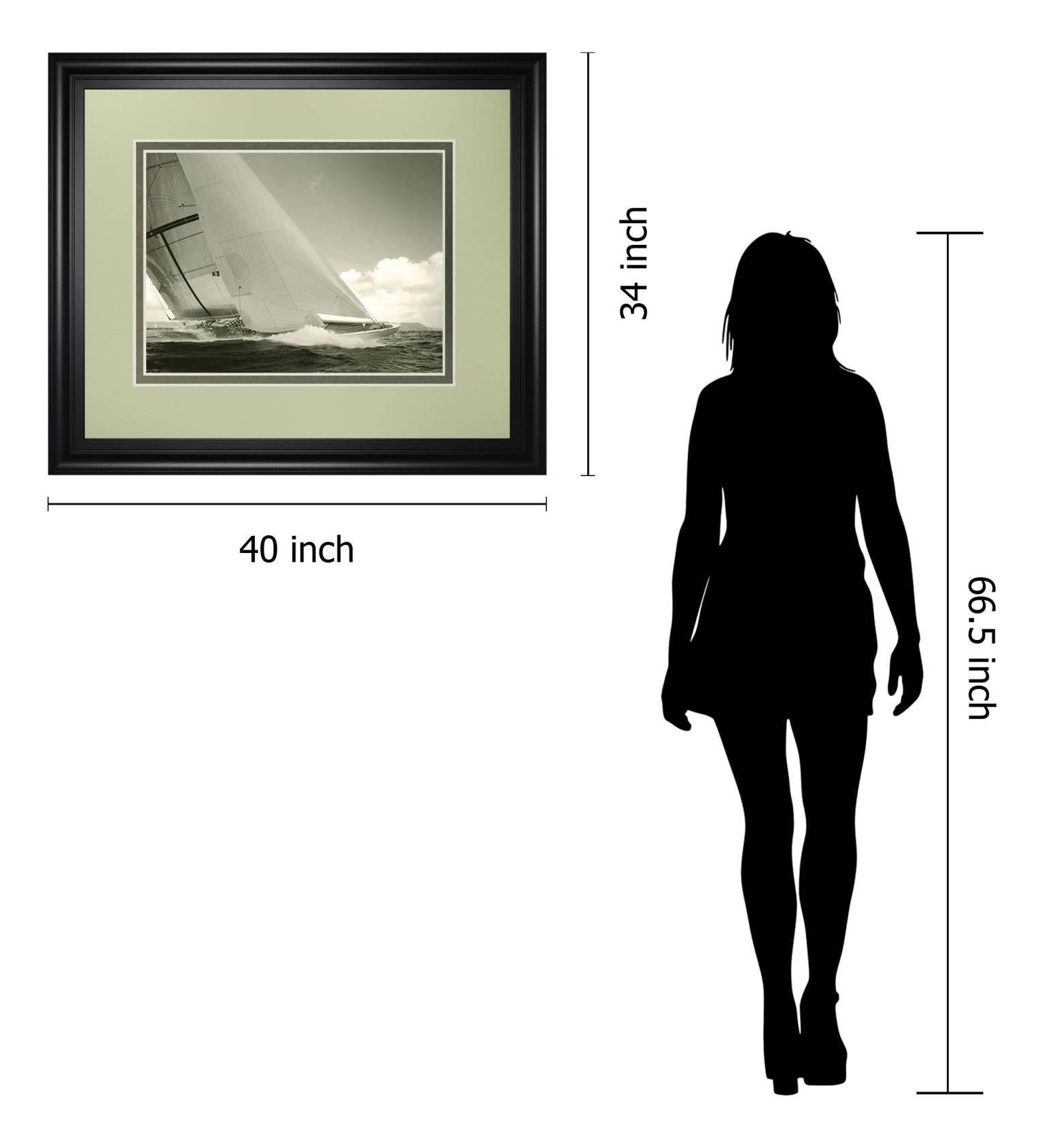 Sea Spray I By Michael Kahn 34X40 Framed Print