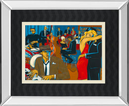 Mirrored Frame After Hours By Marsha Hammel 34X40 Mirror Frame Print