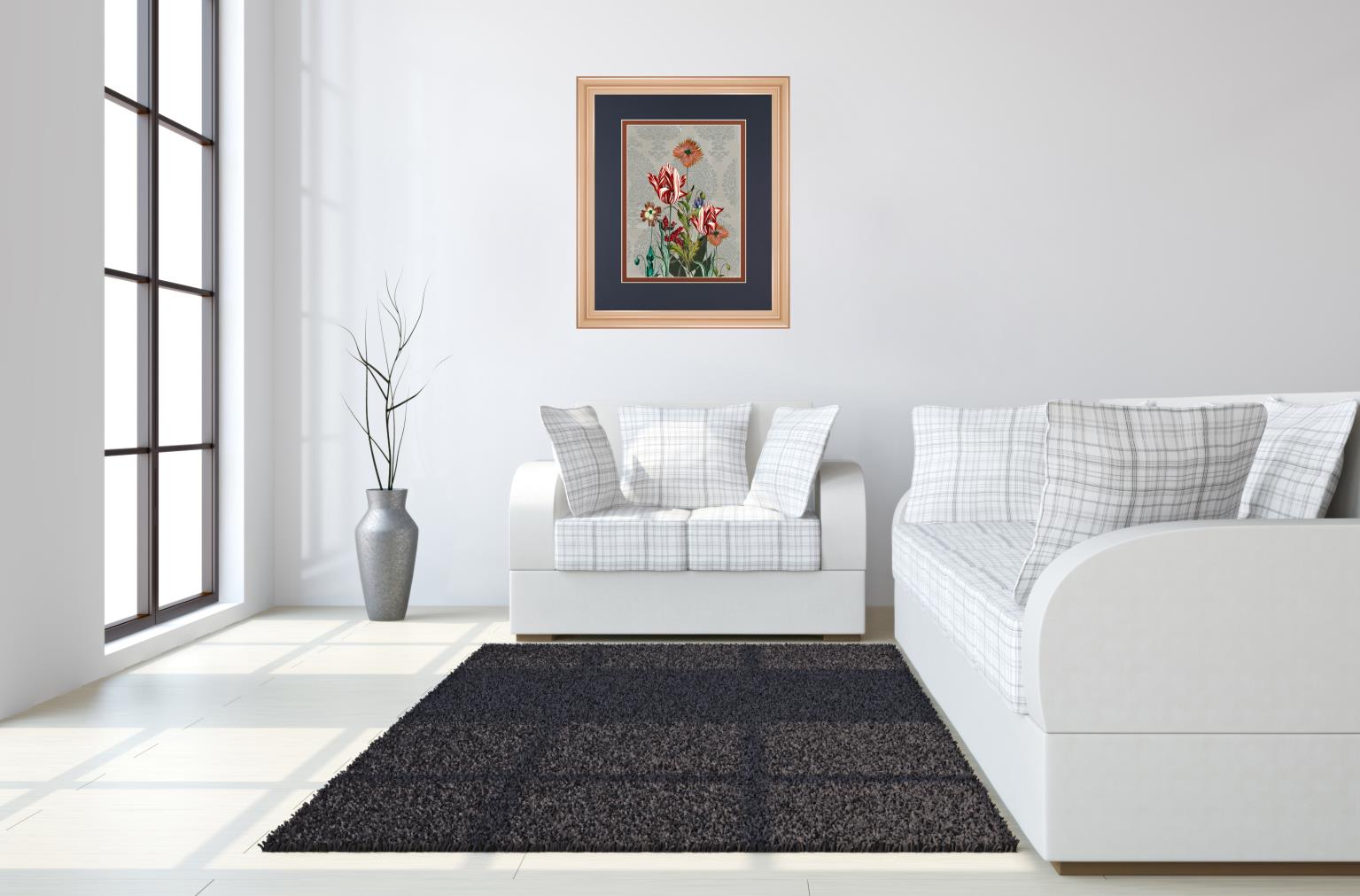 Summer Flowers Ii By Ken Hurd 34X40 Framed Print