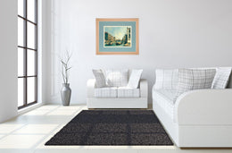 The Grand Canal, Venice The Rialto Bridge By Antonia Canaletto 34X40 Framed Print