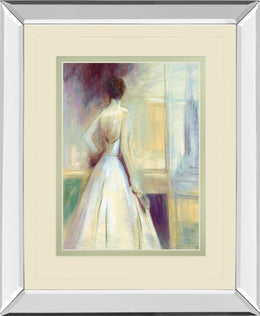 Mirrored Frame Getting Ready  By Sutton 34X40 Mirror Frame Print