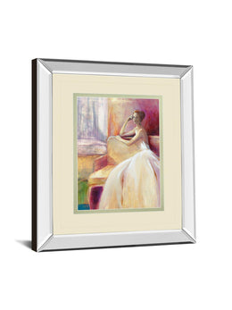 Mirrored Frame Getting Ready Iii By Sutton 34X40 Mirror Frame Print