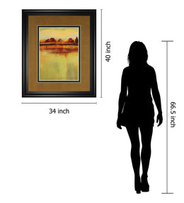 October Sky I By George 34X40 Framed Print