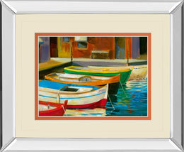 Mirrored Frame Canal Street I By Dupre 34X40 Mirror Frame Print