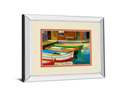 Mirrored Frame Canal Street I By Dupre 34X40 Mirror Frame Print