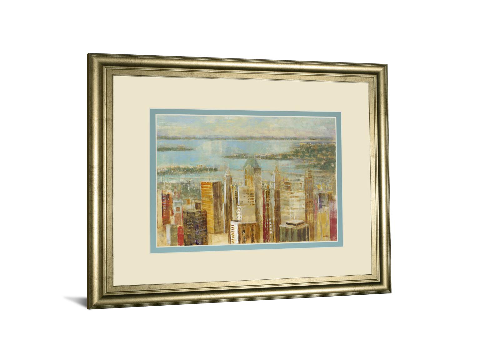 Cityscape By Longo 34X40 Framed Print