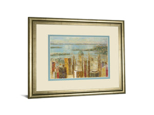 Cityscape By Longo 34X40 Framed Print