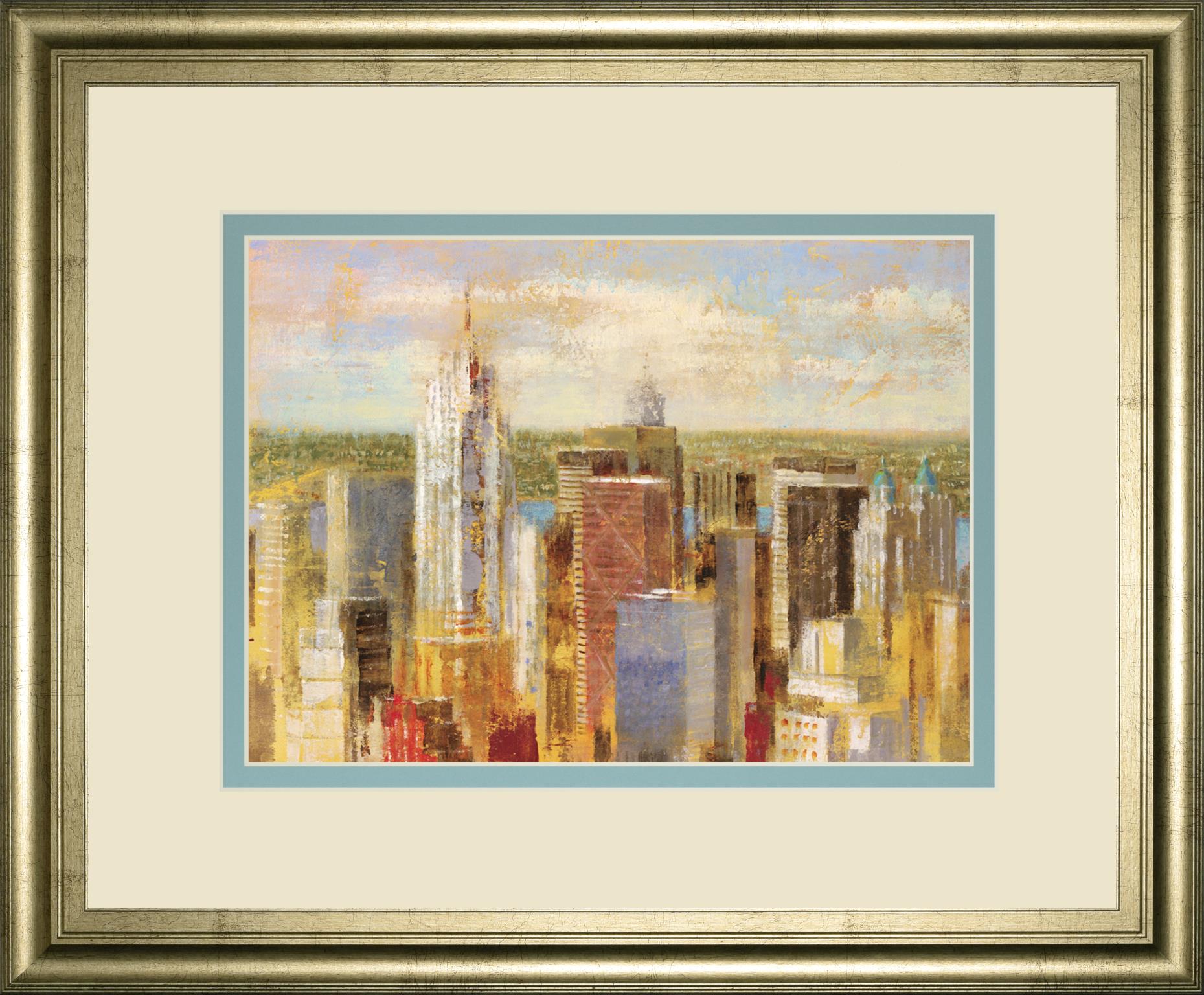 Cityscape Ii By Longo 34X40 Framed Print