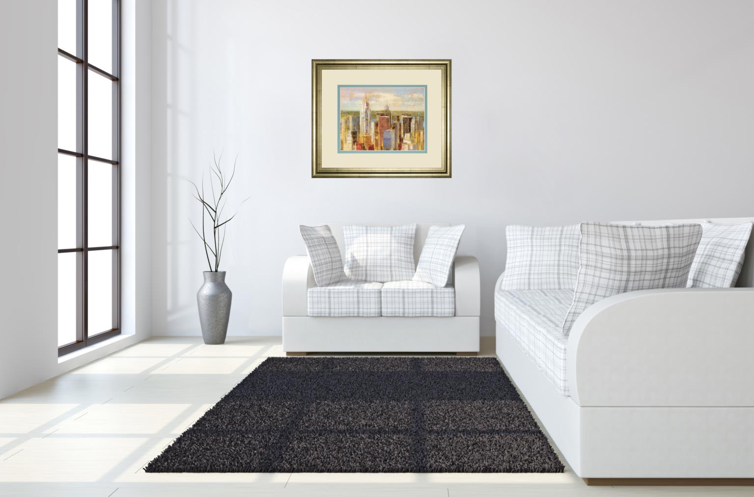 Cityscape Ii By Longo 34X40 Framed Print