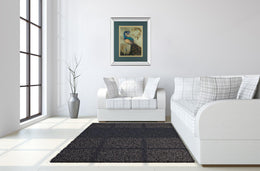 Mirrored Frame Peacock On Sage Ii By Tiffany Hakimipour 34X40 Mirror Frame Print