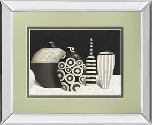 Mirrored Frame Objet D'Art By Emily Adams 34X40 Mirror Frame Print